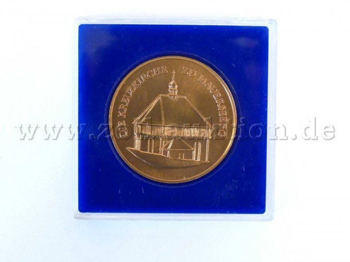 1 Medaille Die Kreuzkirche zu Mauersberg, Weihnachten 1979