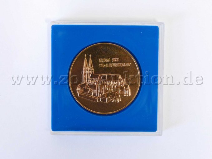 1 Medaille Dom zu Halberstadt, Weihnachten 1981