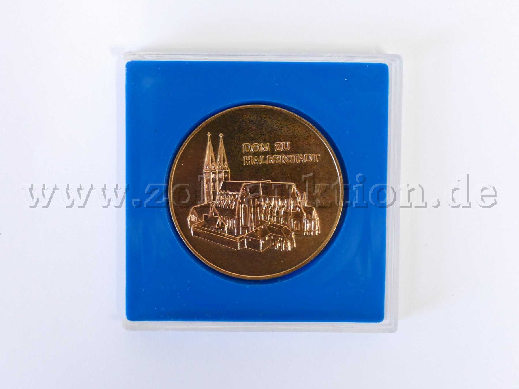 1 Medaille Dom zu Halberstadt, Weihnachten 1981