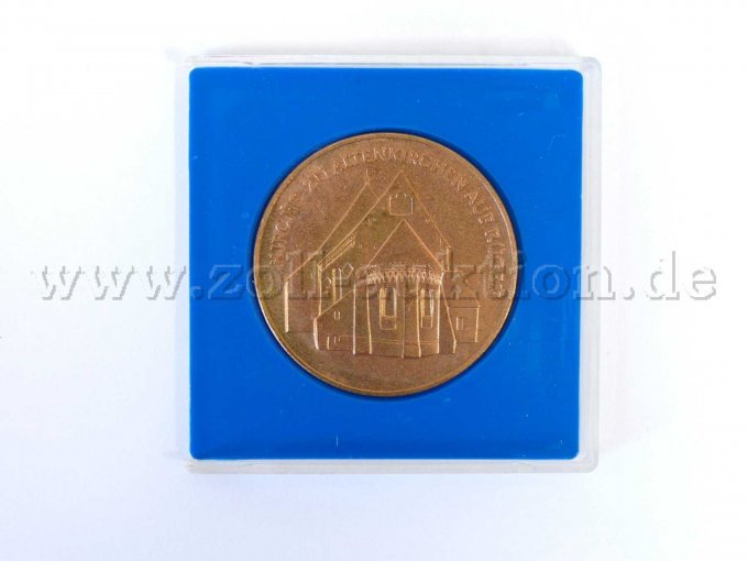1 Medaille Kirche zu Altenkirchen auf Rügen, Weihnachten 1980