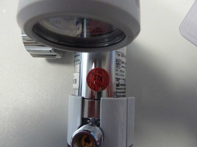 Prüfplakette Druckminderer