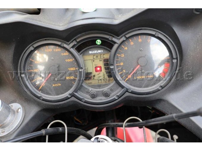 Meldekrad Suzuki - Ansicht Tacho
