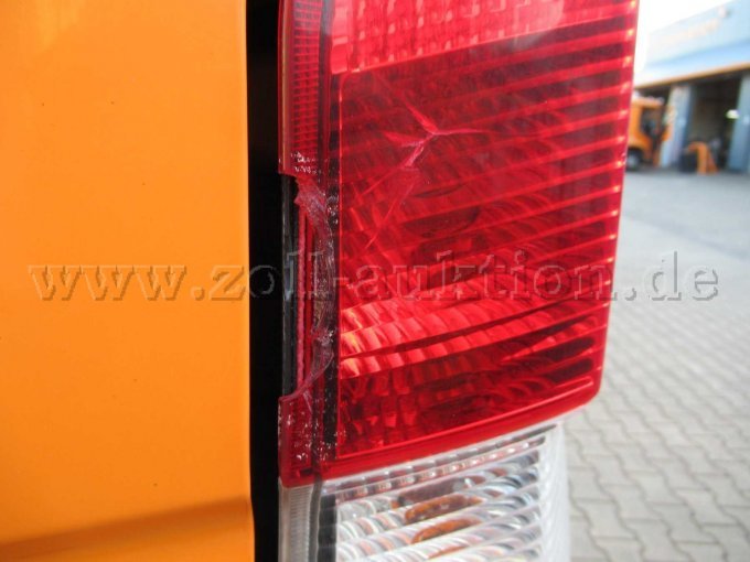 Beschädigung Rückleuchte