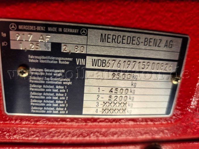 1 Mercedes-Benz 917 AF Sonder-Kfz Löschfahrzeug – foto 14 – kavel bij Zoll-Auktion, Ingersleben