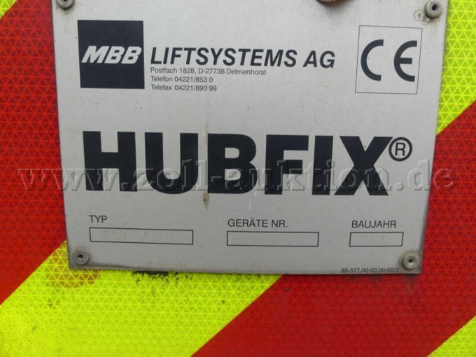 Typenschild Ladebordwand