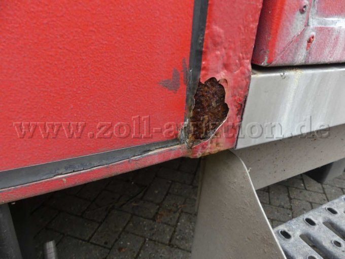 Rost am Seiteneinstieg