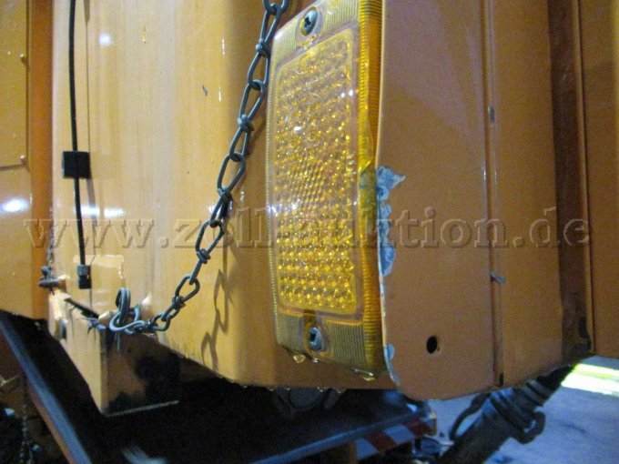 Beschädigung Blinker-Halterung hinten links