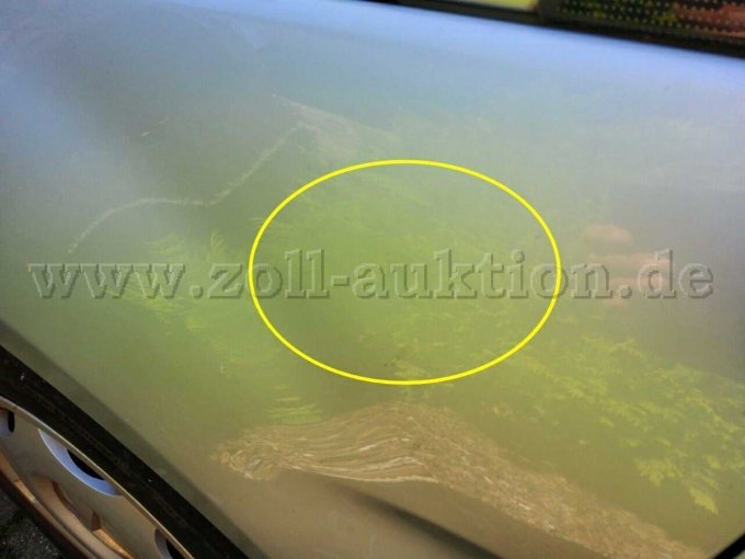 Kotflügel vorne links eingedellt