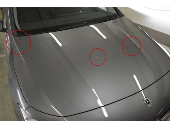 Motorhaube: Überhöhte Anzahl an Steinschlägen