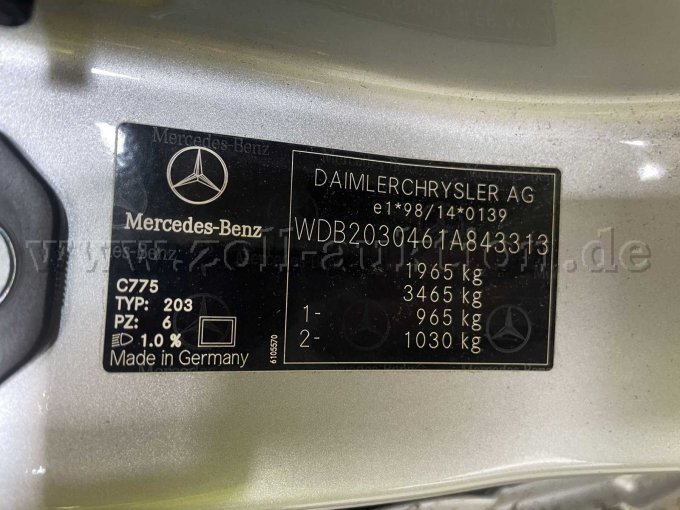 Mercedes C 180 Kompressor / Info