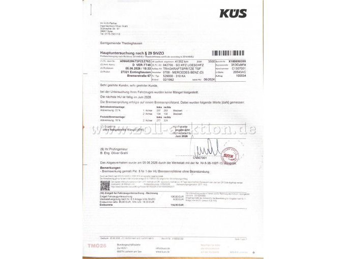 1 Mercedes-Benz (D) 310KA TSF8 BJ 1992 Tragkraftspritzenfahrzeug – foto 16 – kavel bij Zoll-Auktion, Thedinghausen
