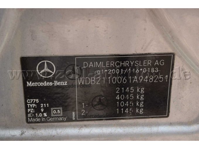 1 Mercedes-Benz E 220 CDI – foto 5 – kavel bij Zoll-Auktion, Müllenbach