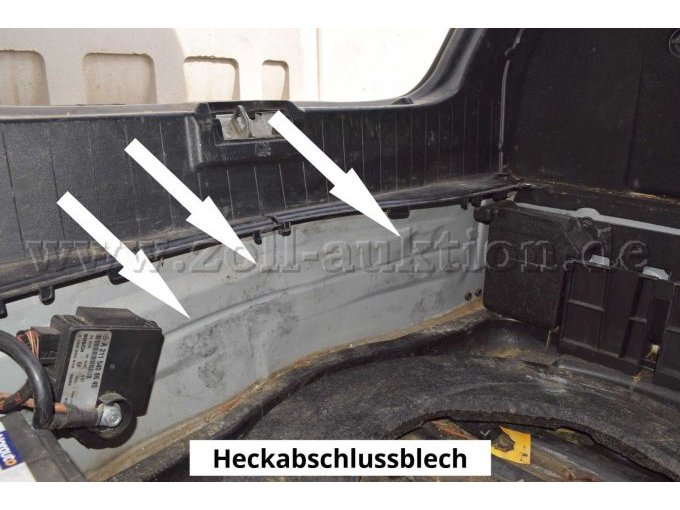 Heckabschlussblech