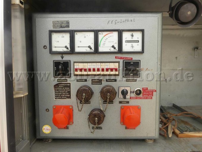 Ansicht Anzeige Einbaugenerator