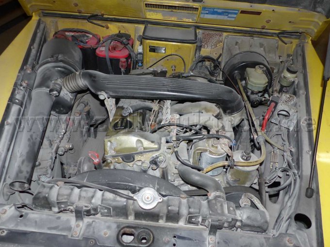 Gesamtblick des Motorraums