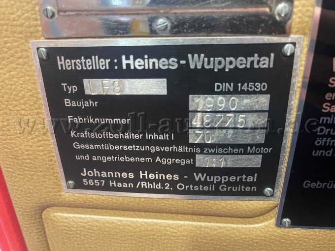 Hersteller-Plakette