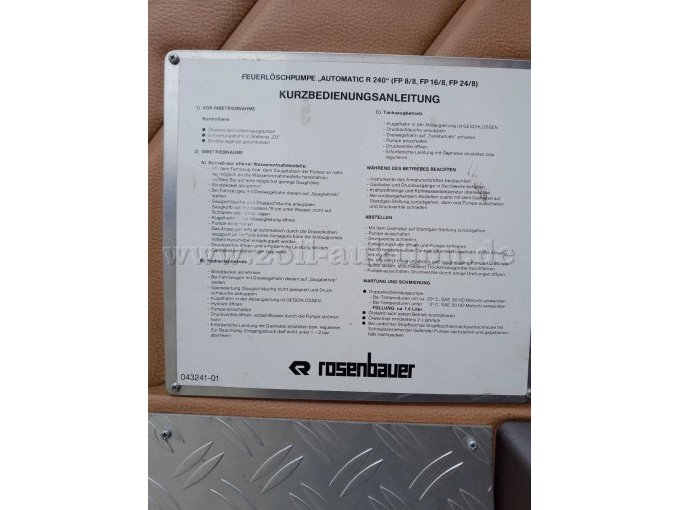 1 Mercedes-Benz MB 814 LF8 met opbouw van Schlingmann – foto 17 – kavel bij Zoll-Auktion, Barmstedt