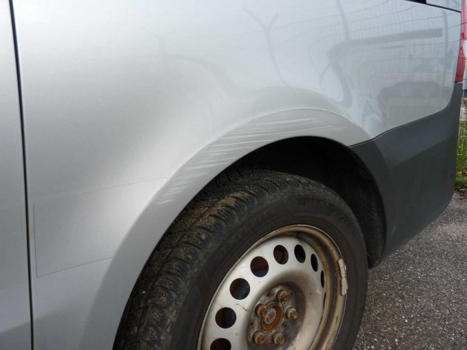 Streifschaden Radlauf hinten links