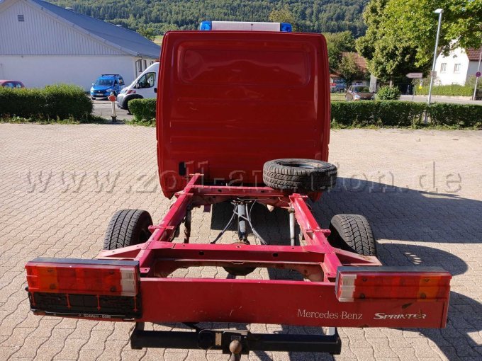 Fahrgestell hinten