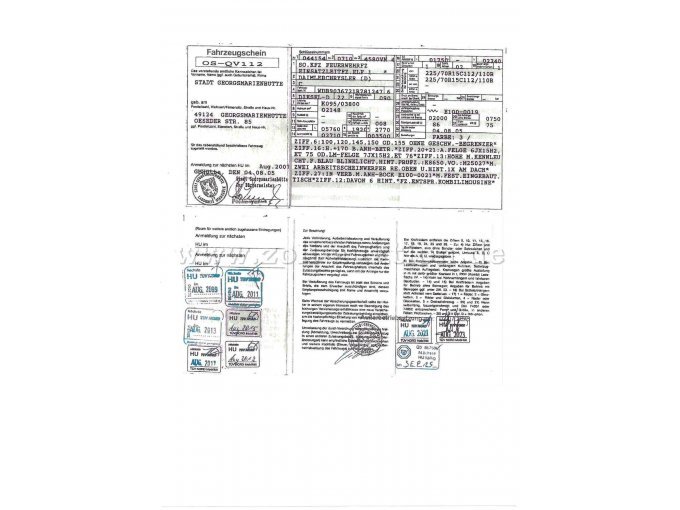 Fahrzeugschein
