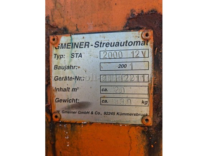 Typenschild Salzstreuer