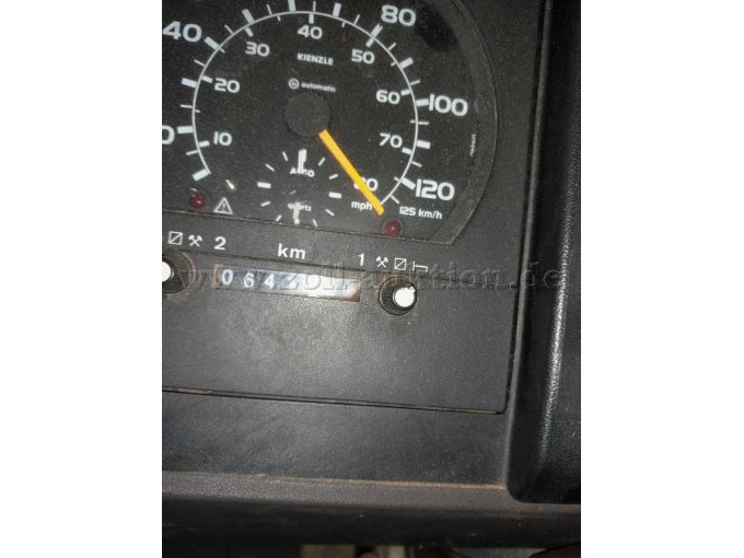 Geschwindigkeits- und Kilometerstandsanzeige