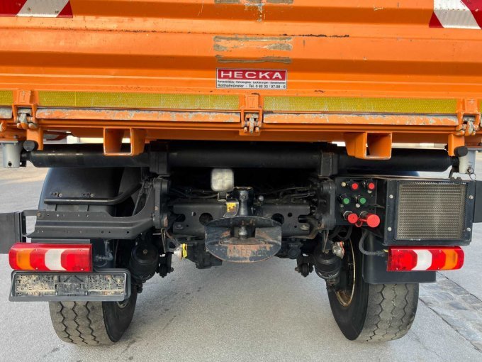 Heckansicht Pritsche abnehmbar