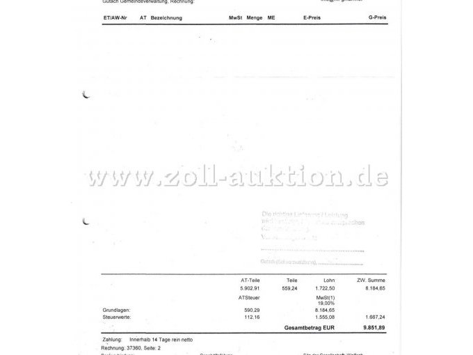 Scan Rechnung Getriebe NEU Seite 2