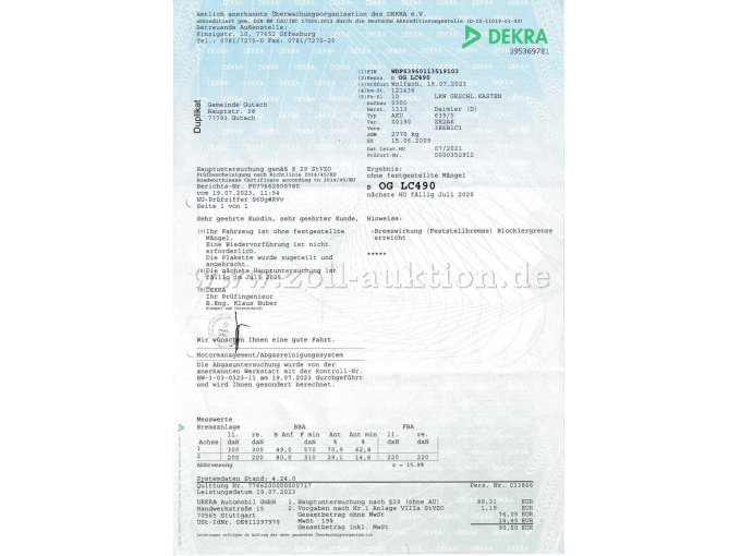 Scan letzte HU Juli 2023