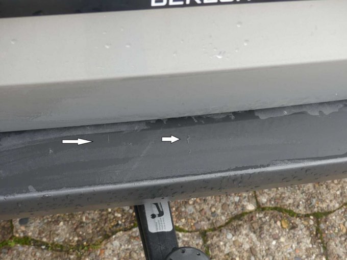 Kratzer Stoßfänger hinten