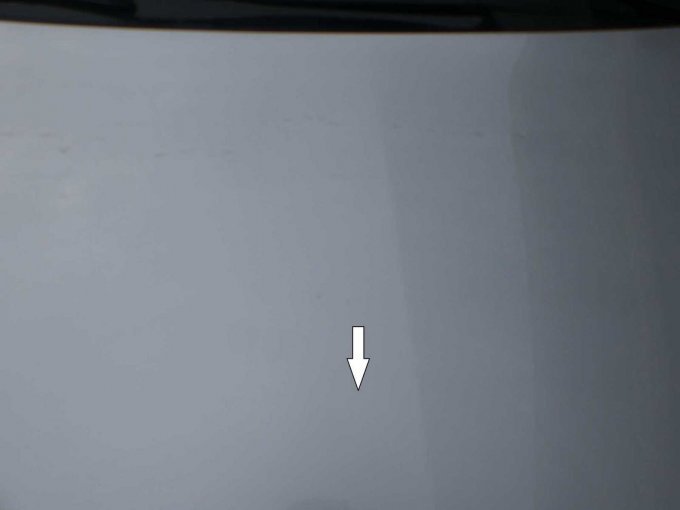 Steinschlag Motorhaube