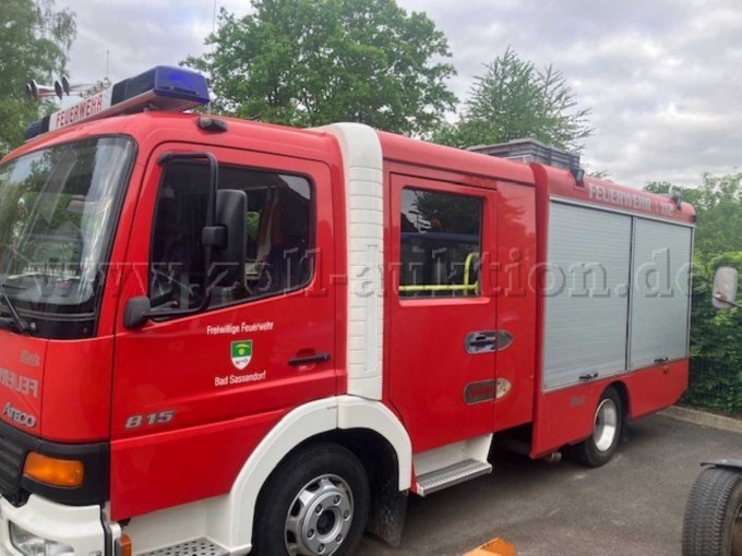 1 Mercedes Atego 815 LF 8/16 Löschfahrzeug – foto 2 – kavel bij Zoll-Auktion, Bad Sassendorf