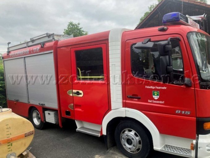1 Mercedes Atego 815 LF 8/16 Löschfahrzeug – foto 3 – kavel bij Zoll-Auktion, Bad Sassendorf