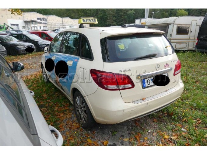 1 Mercedes B 200 Natural Gas Taxi mit Taxameter – foto 2 – kavel bij Zoll-Auktion, Wandlitz