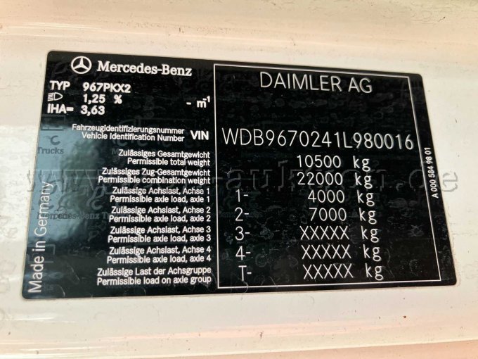 1 Mercedes Benz Atego mit Meiller Absetzkipper – foto 7 – kavel bij Zoll-Auktion, Münster