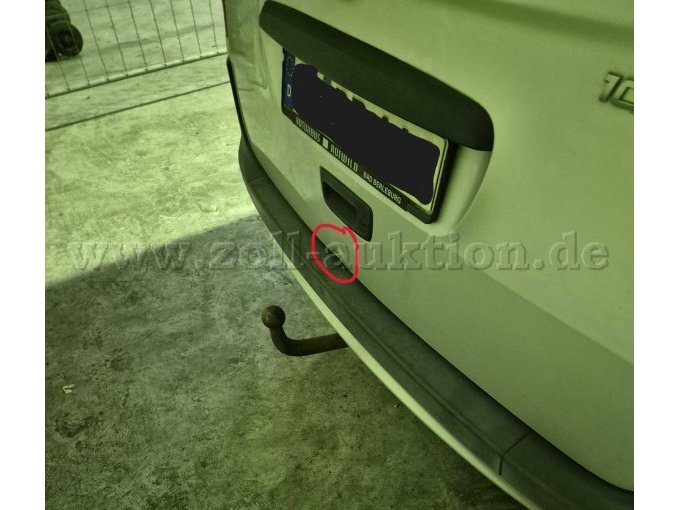 Anhängerkupplung mit Dellen