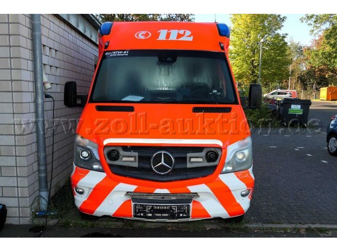 1 Mercedes Benz Rettungswagen 516 CDI Sprinter 906BA50 gebraucht – foto 2 – kavel bij Zoll-Auktion, Euskirchen