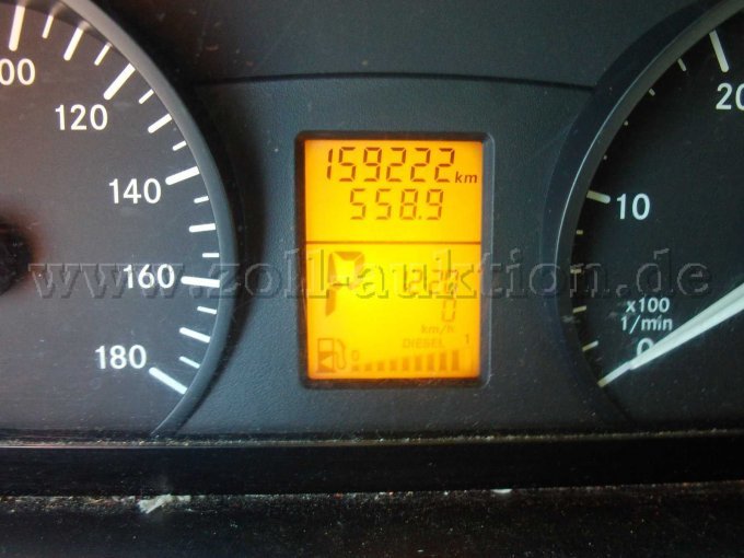 Kilometerstand etwas höher als auf dem Bild