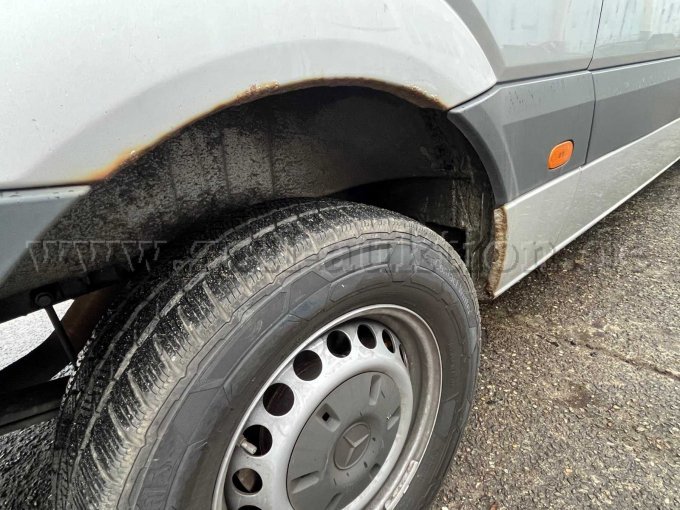 Rostantragungen Radlauf