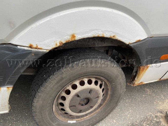Ansicht Radlaufkasten hinten