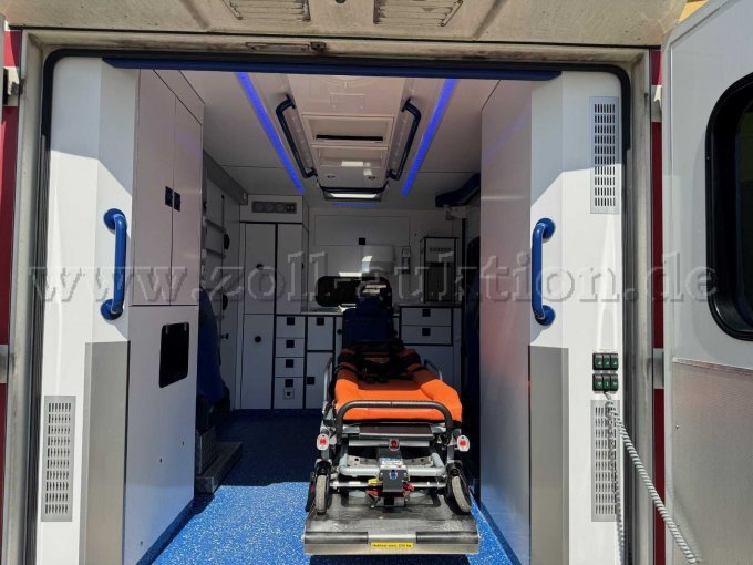 Stollenwerktrage mit Fahrtec Tragentisch