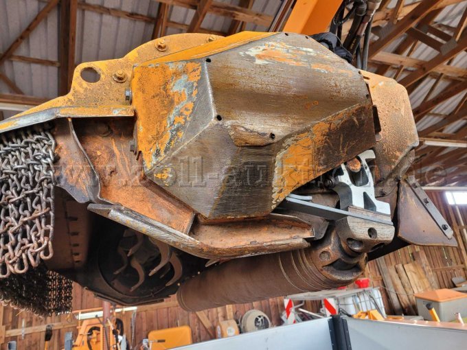 Abnutzungsspuren am Mähkopf, Korrosions- und Lackschäden