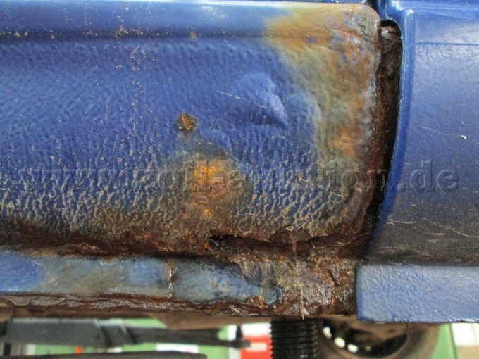 MB Vito - Einstieg rechts Rostschaden