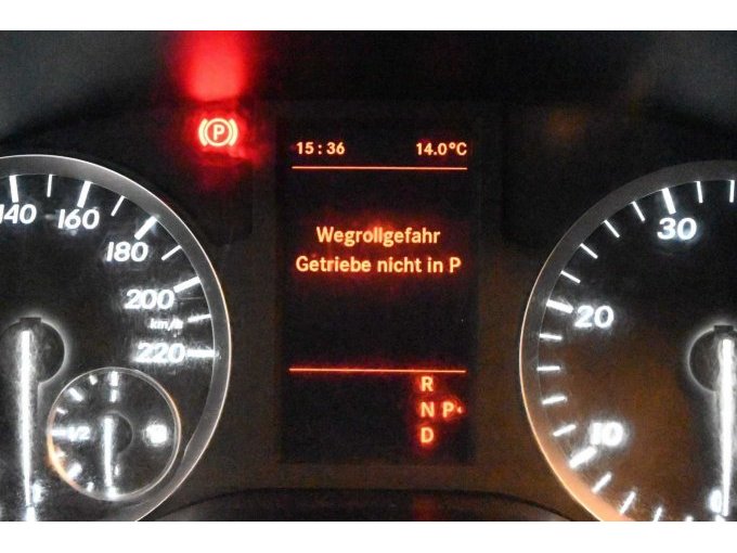 Störanzeige im Kombiinstrument