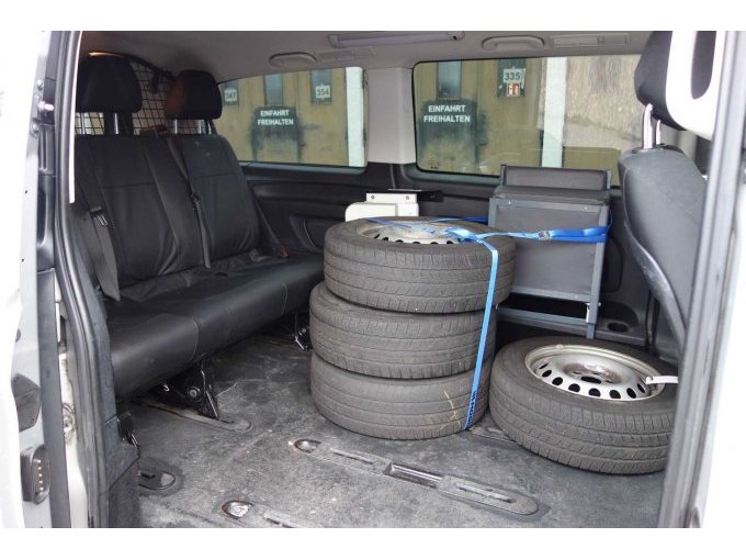 Fondbereich mit zusätzlicher Winterbereifung