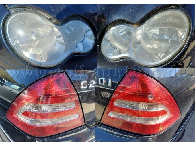 Mercedes C200 - Front-und Rücklichter