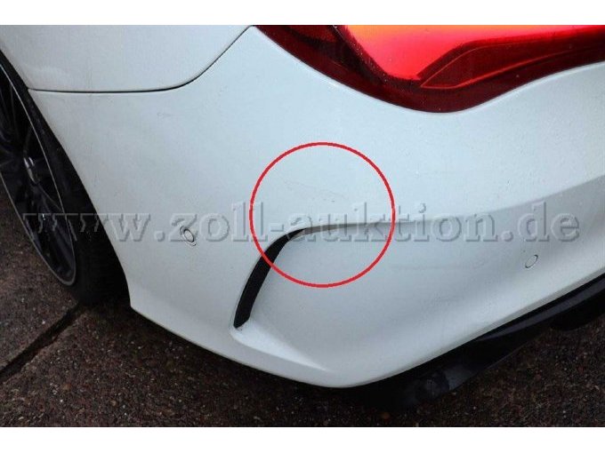 Lackabplatzung Stoßfänger hinten links