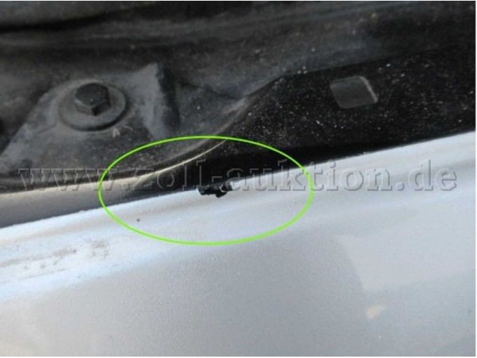 Fahrzeug überlackiert