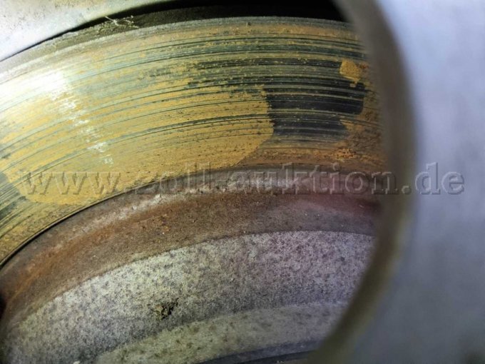 Bremsscheiben mangelhaftes Tragbild