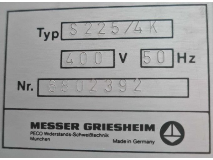 1 Messer-Griesheim puntlasapparaat UPL 35 – foto 4 – kavel bij Zoll-Auktion, Marktoberdorf